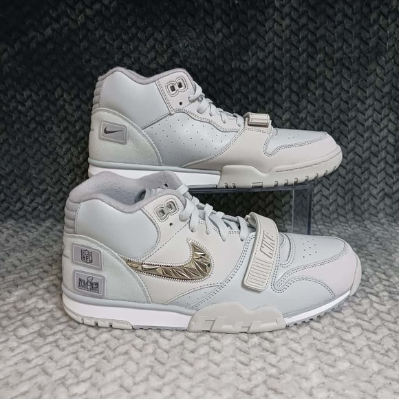 Nike Other - Nike Air Trainer 1 SB LVIII Shoes Mens Pure Platinum Super Bowl FJ6195-002 Sz 11